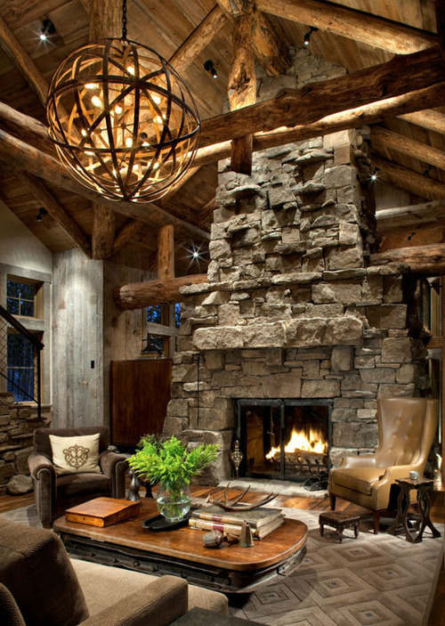 Rustic Living Room Ideas
 40 Awesome Rustic Living Room Decorating Ideas Decoholic