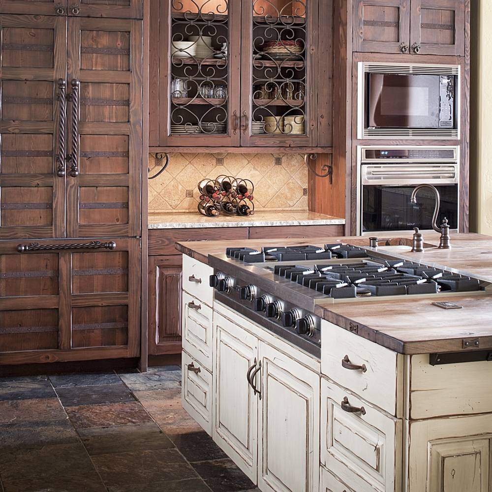 Rustic Painted Kitchen Cabinets
 Colorado Rustic Kitchen Gallery JM Kitchen Denver