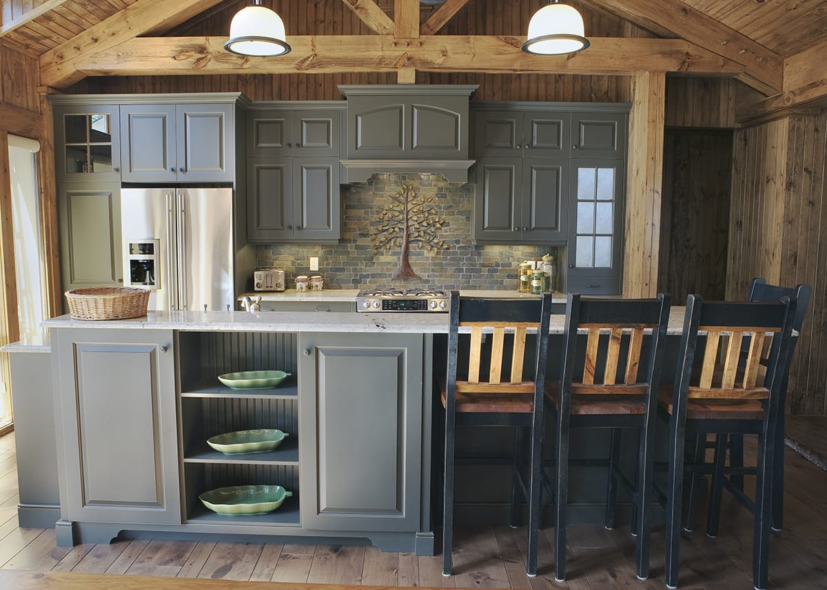 Rustic Painted Kitchen Cabinets
 Kitchens