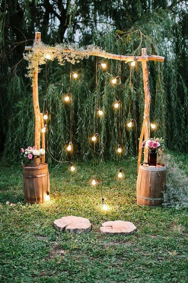 Rustic Wedding Ideas DIY
 15 Creative Backyard Wedding Ideas a Bud