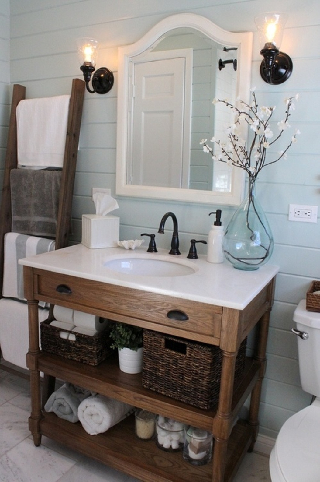 Rustic White Bathroom Vanity
 Bathroom Elegant Rustic Bathroom Vanities Farmhouse