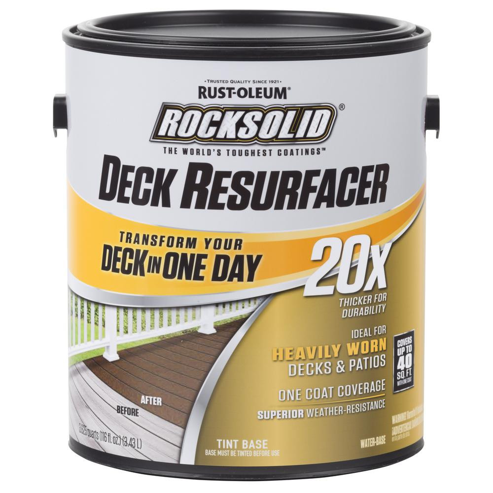Rustoleum Restore Deck Paint Reviews
 Rust Oleum RockSolid 1 gal Gainsboro Exterior 20X Deck