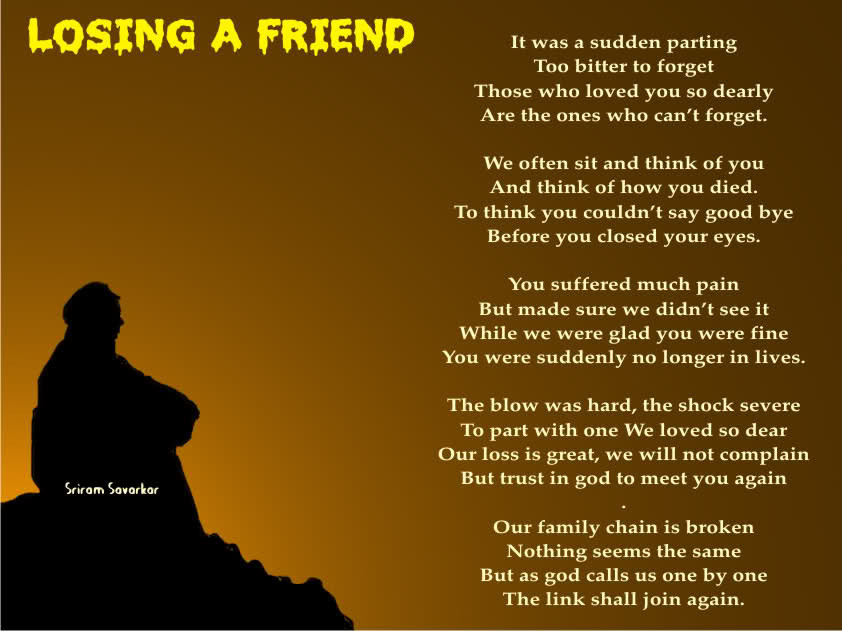 Sad Quotes About Death Of A Friend
 SAD QUOTES ABOUT DEATH OF A FRIEND image quotes at