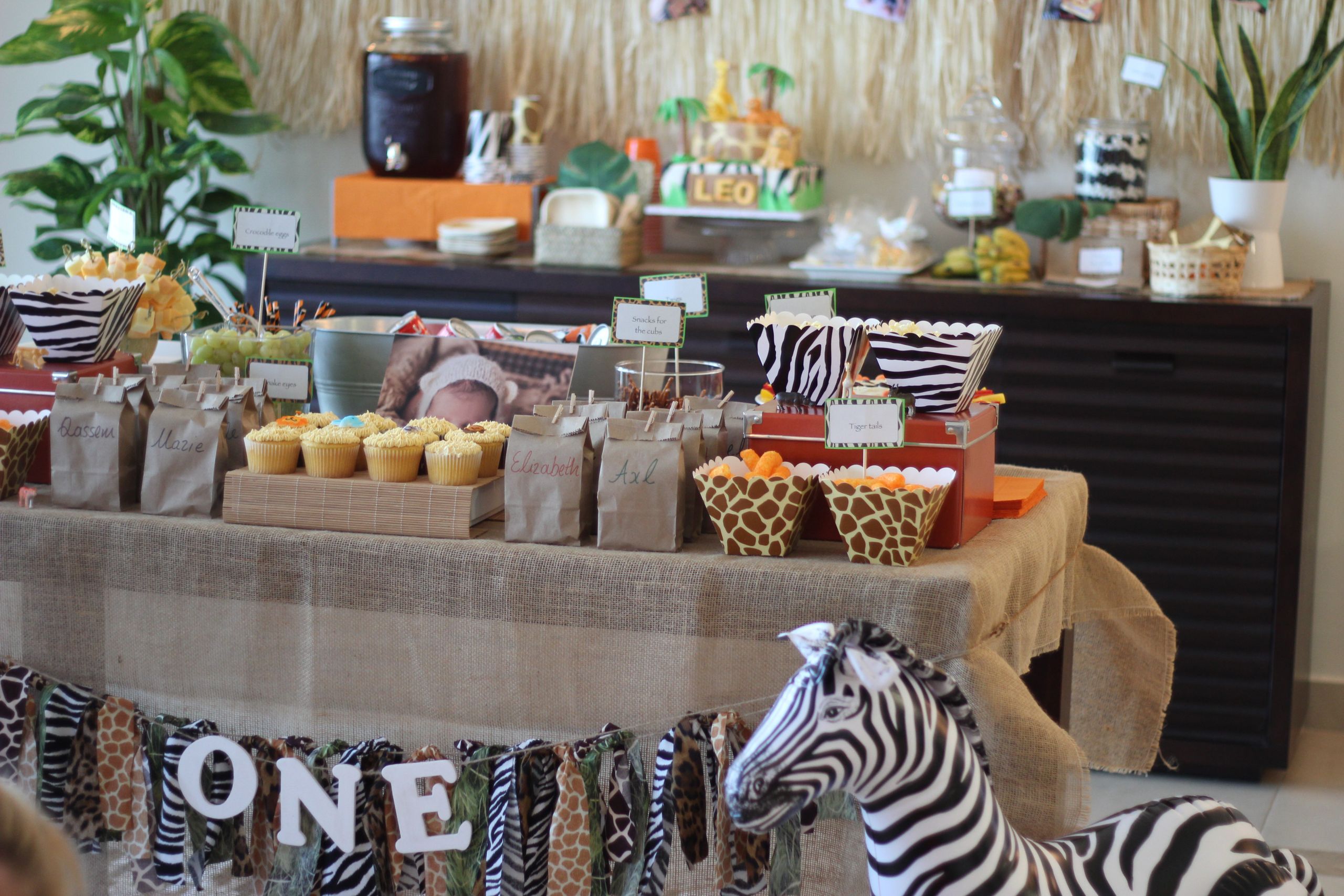 Safari Birthday Decorations
 Leo s Jungle Safari Birthday Party Project Nursery