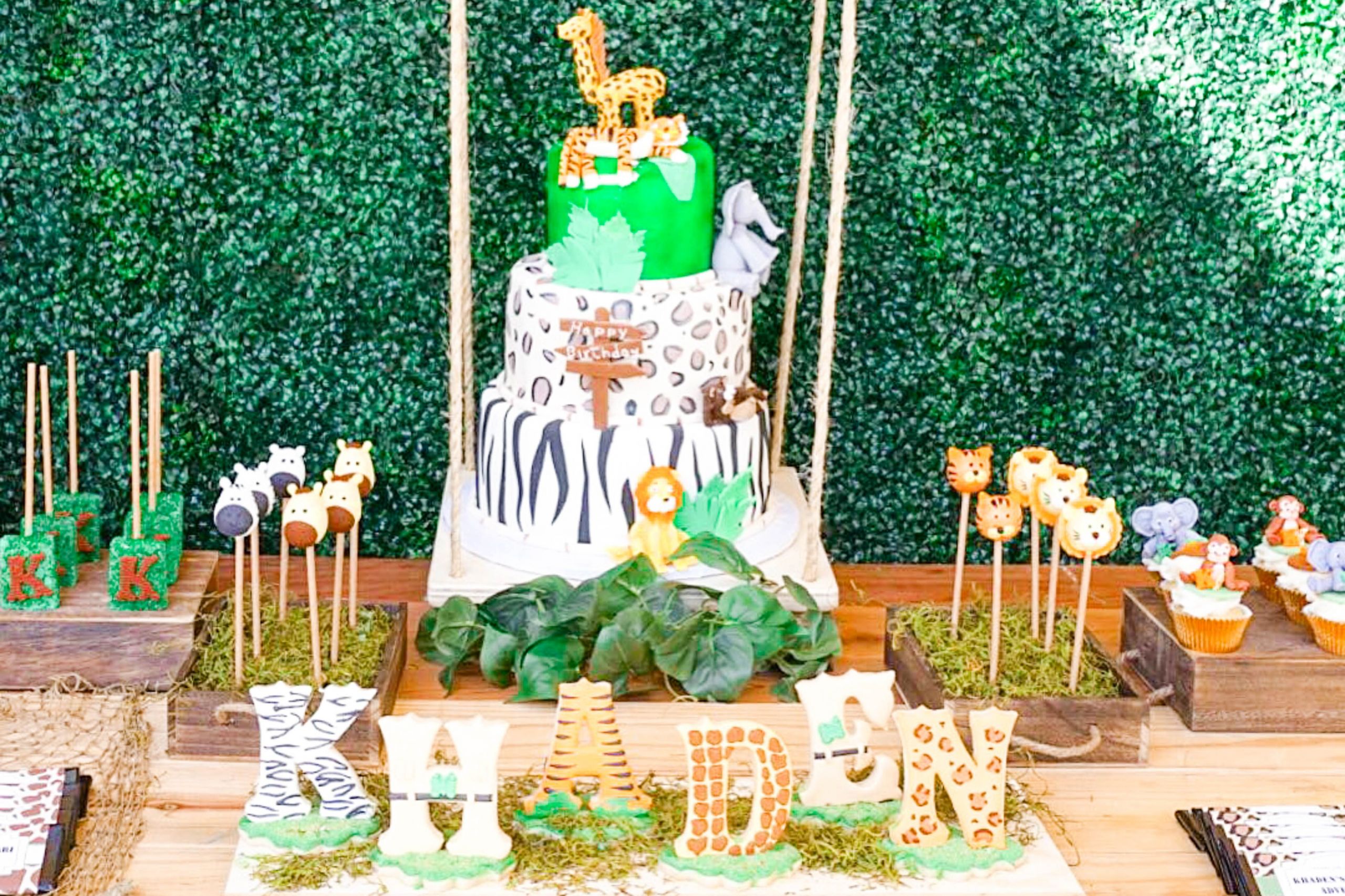 Safari Birthday Decorations
 Wild Jungle Safari Birthday Party Theme TINSELBOX