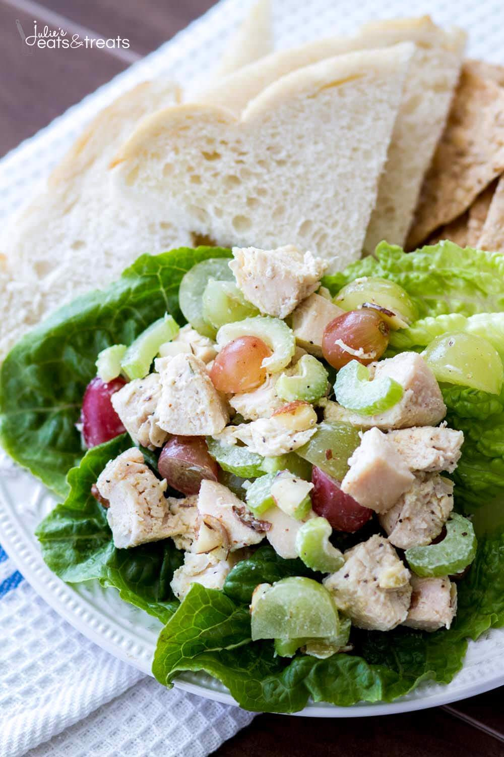 Salad With Chicken Recipe
 Light and Healthy Chicken Salad Recipe Julie s Eats & Treats