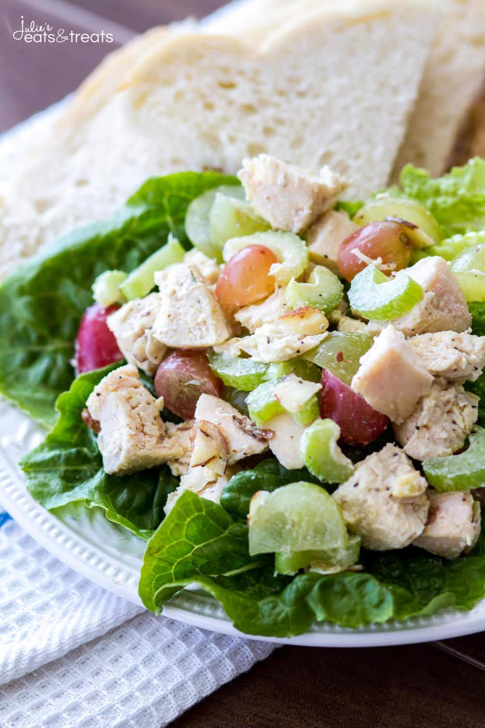 Salad With Chicken Recipe
 Light and Healthy Chicken Salad Recipe Julie s Eats