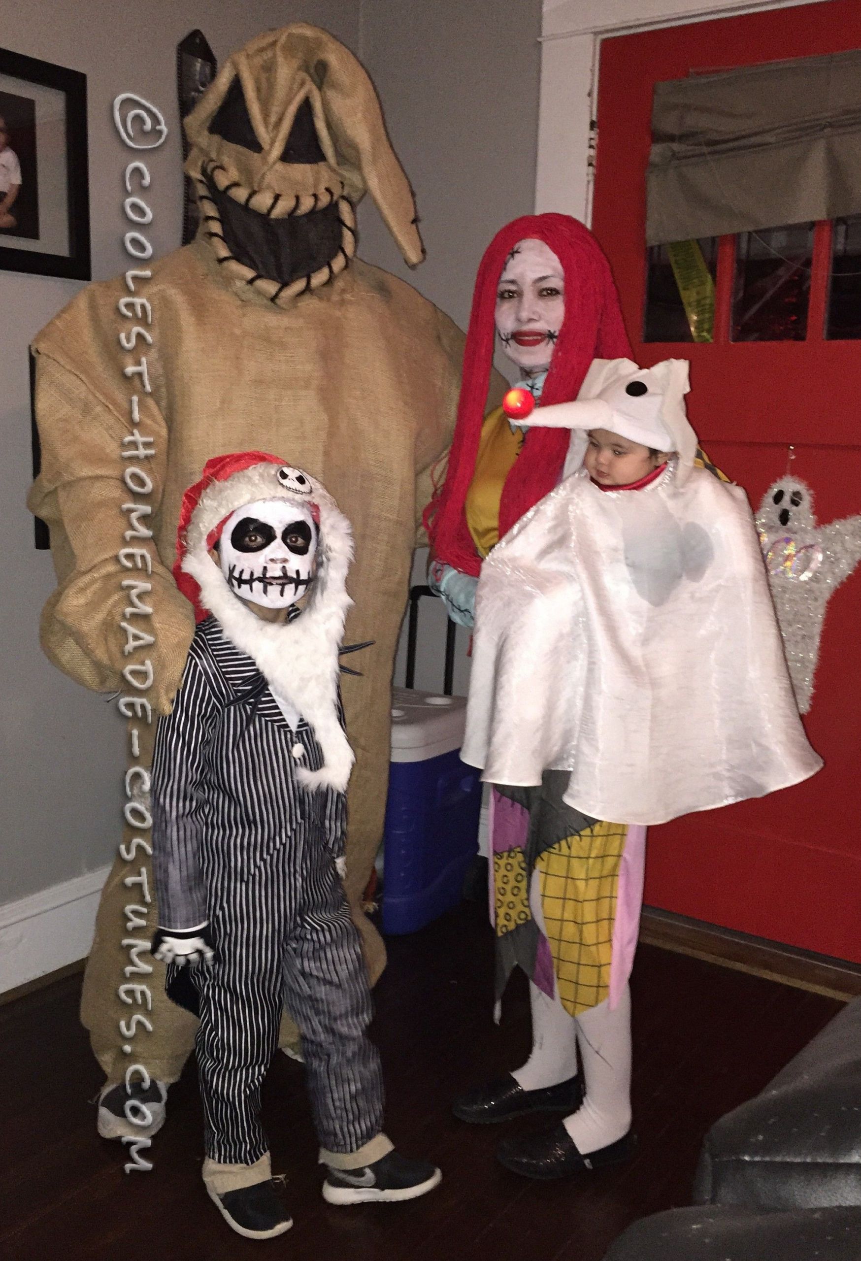 Sally Nightmare Before Christmas Costume DIY
 Family Nightmare Before Christmas Theme Baby Zero Costume