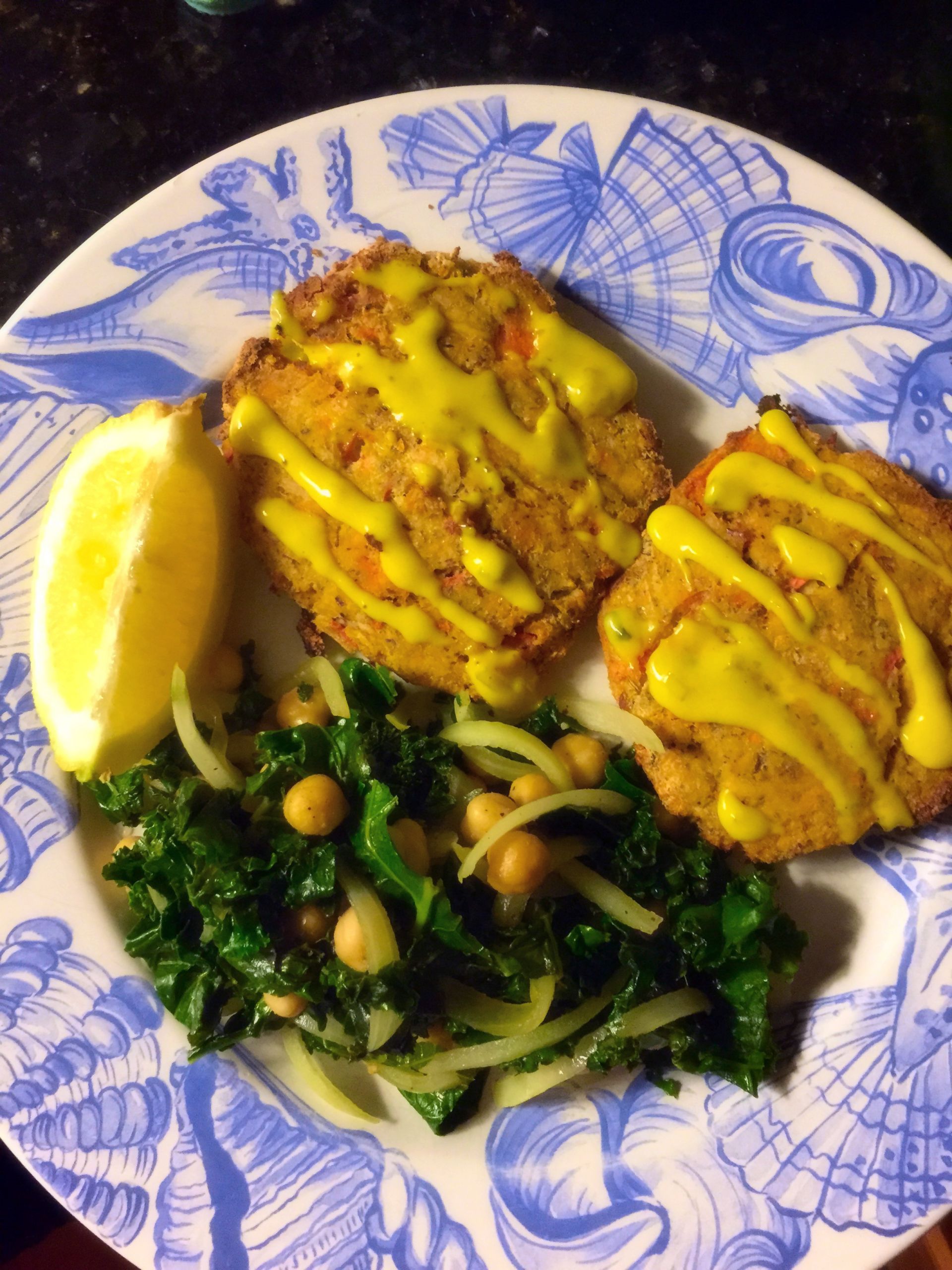 Salmon And Crab Cakes
 Salmon & Crab Cakes with Mustard Aioli – NUTRITION IN THE