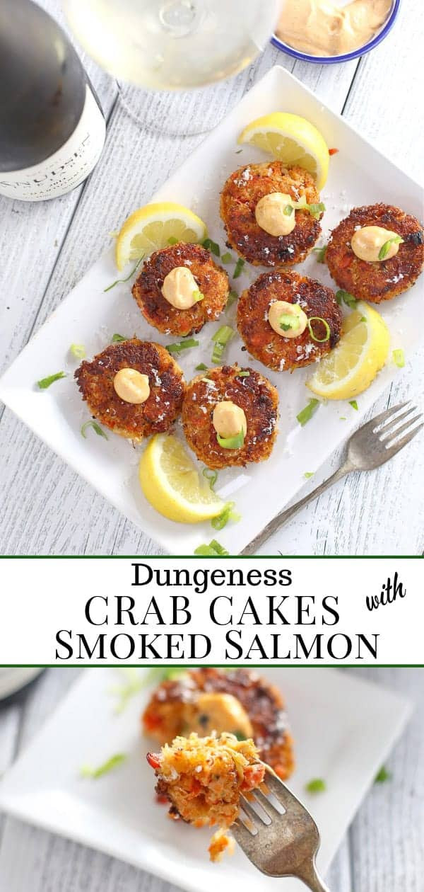 Salmon And Crab Cakes
 Easy Smoked Salmon and Dungeness Crab Cake Recipe