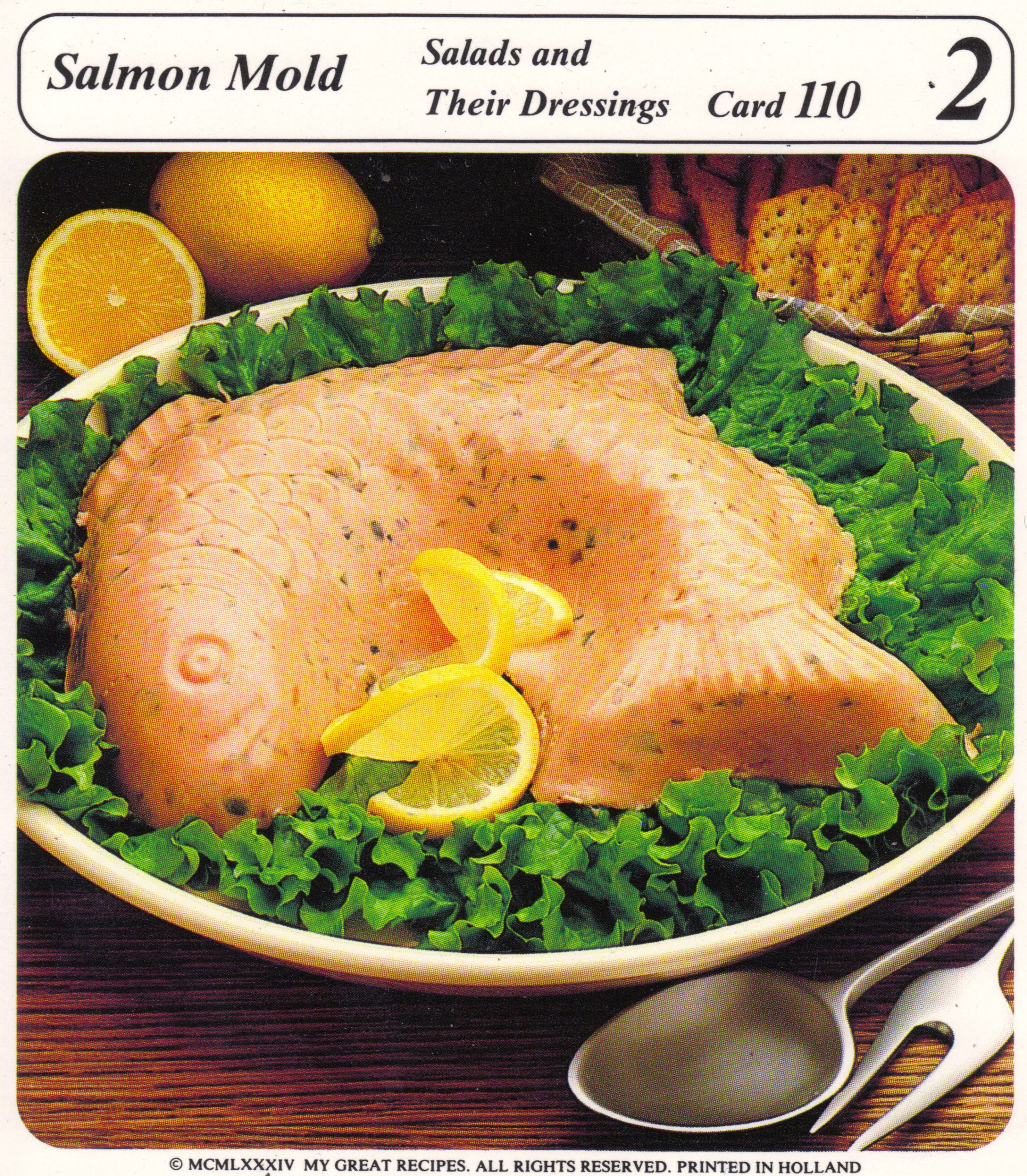 Salmon Mousse Mold
 If I had to nominate an official food of the ’70’s it