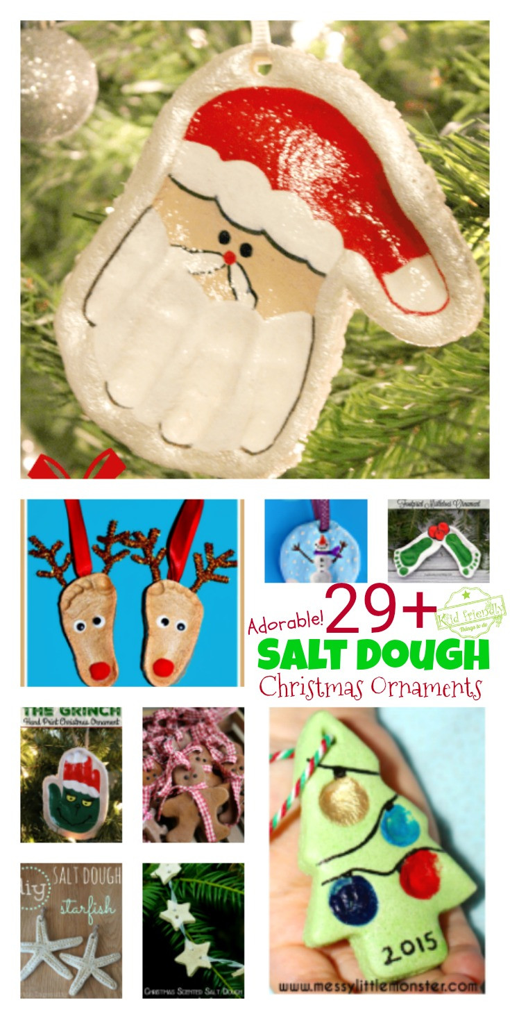 Salt Dough Recipes For Kids
 Over 29 DIY Homemade Salt Dough Ornaments for the Kids to