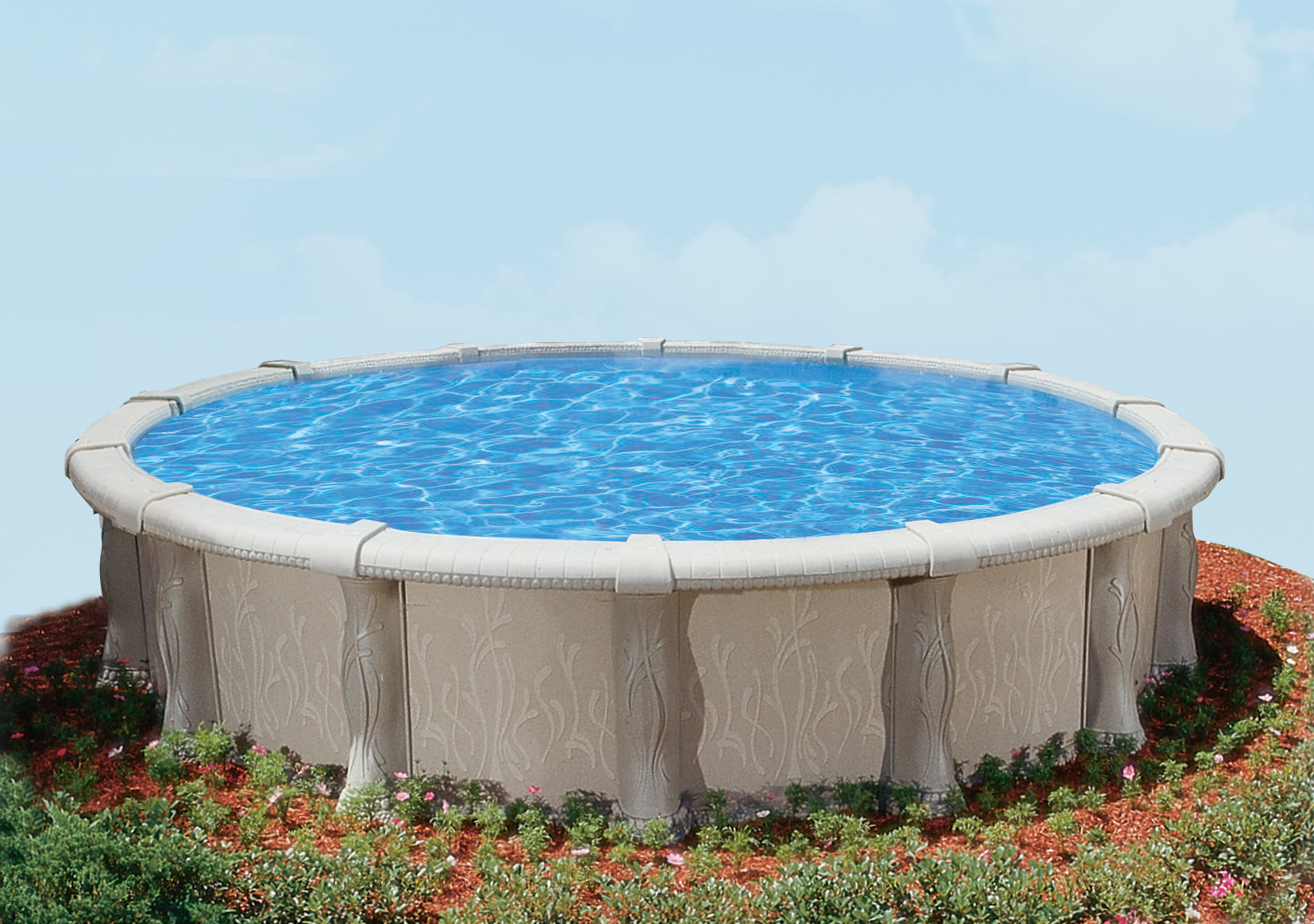 Salt Water Above Ground Pool
 24 Round 52" Embassy Saltwater Valencia by H I I MFG of