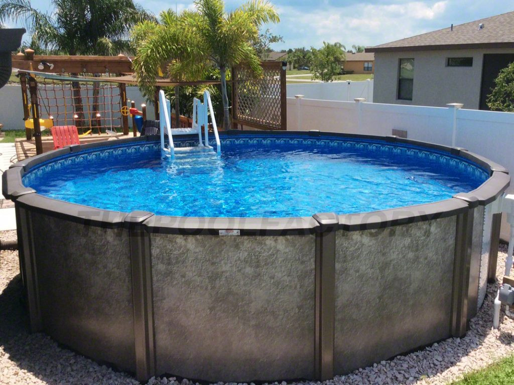 Salt Water Above Ground Pool
 Saltwater LX Swimming Pool Gallery The Pool Factory