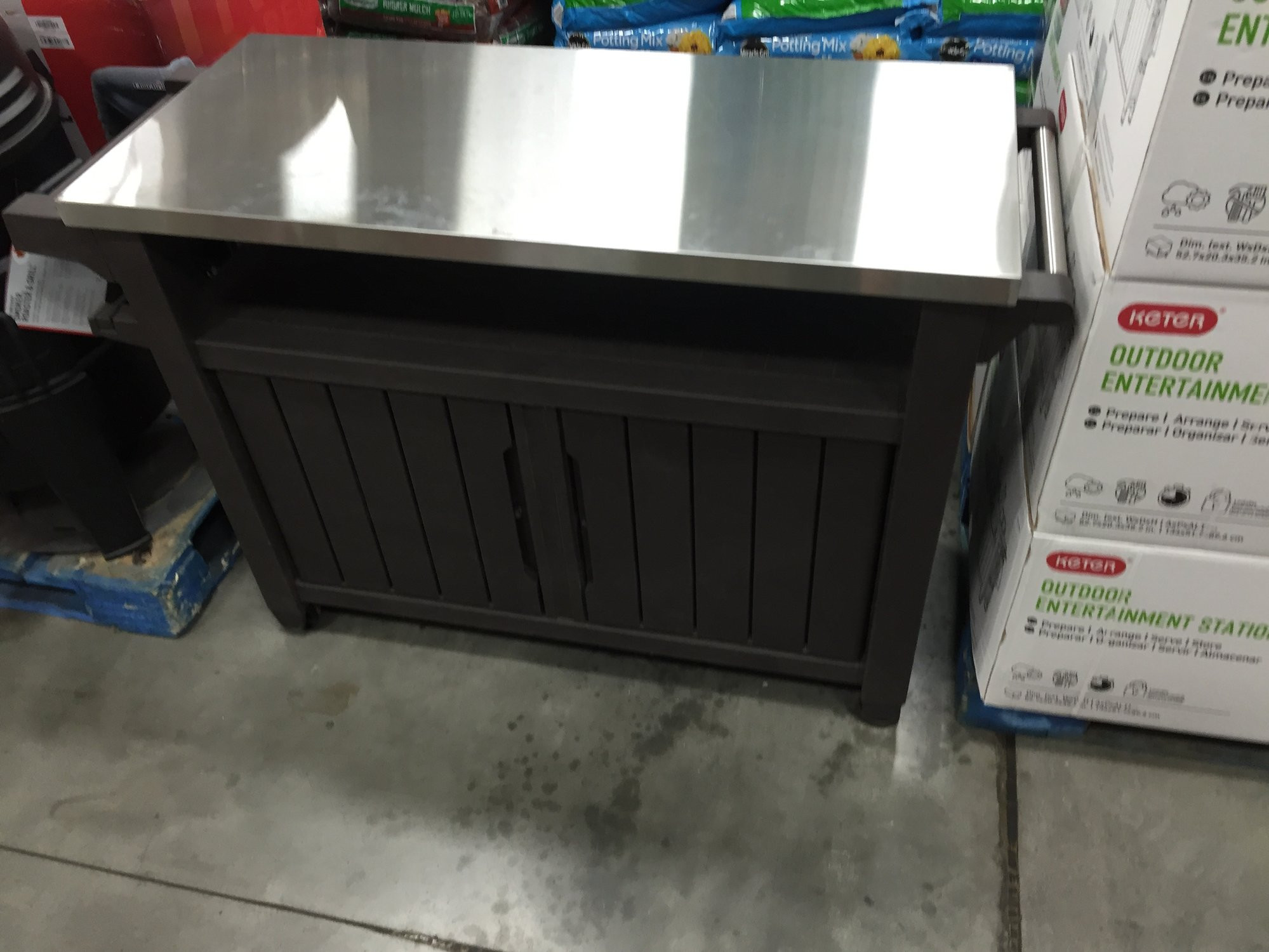 Sam'S Club Outdoor Kitchen
 New stainless prep table at SAMs Club — Big Green Egg