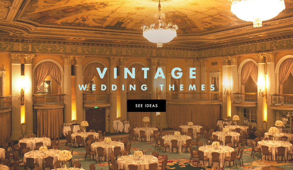 Sample Wedding Themes And Motifs
 Vintage Wedding Themes for Modern Brides Inside Weddings