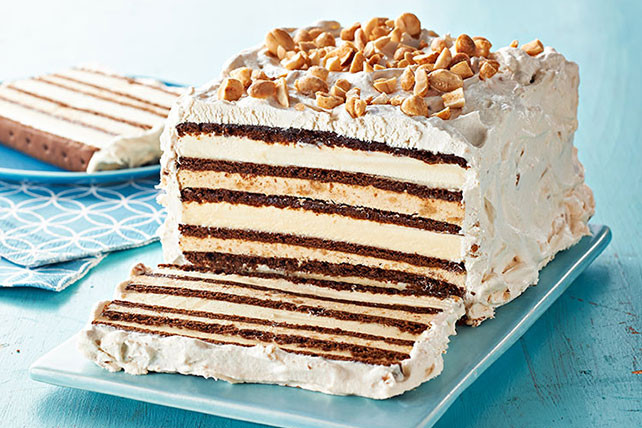 Sandwich Cake Recipes
 Chocolate Peanut Butter Ice Cream Sandwich Cake Kraft