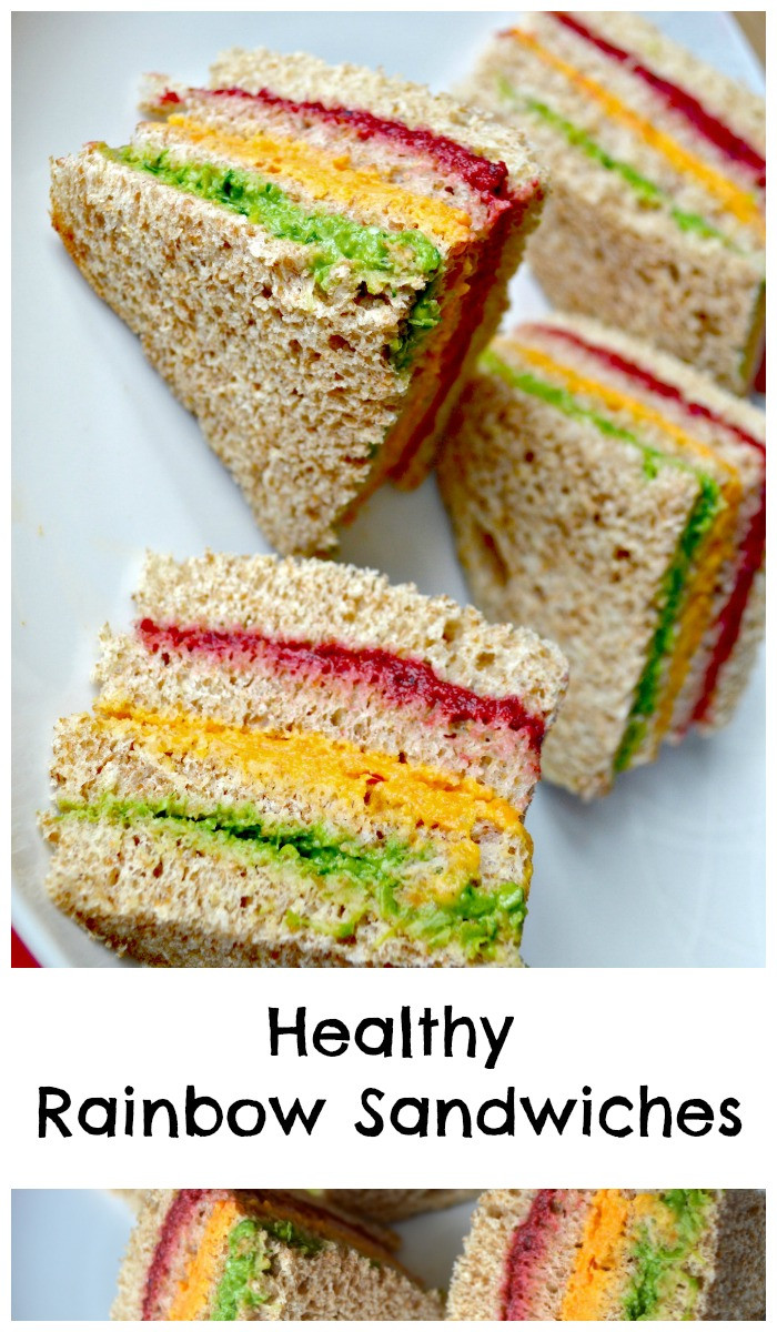 Sandwiches Recipes For Kids
 Healthy Rainbow Sandwiches Kids Lunch Idea In The Playroom
