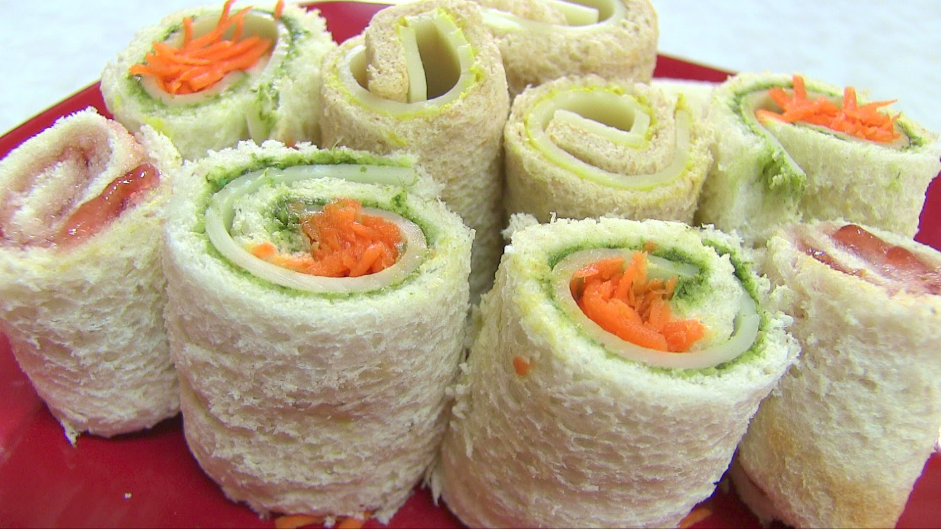 Sandwiches Recipes For Kids
 Sandwich Rollups Recipe – Kid’s Video Recipes – Perfect