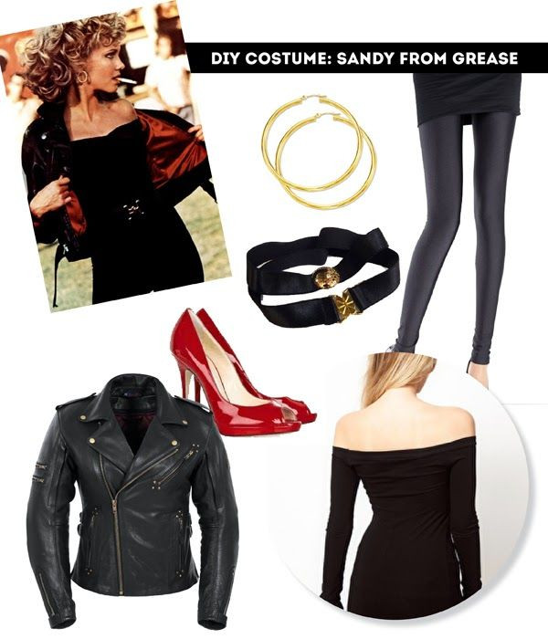 Sandy Grease Costume DIY
 DIY 8 thrifty halloween costume ideas
