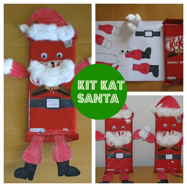 Santa Gift Ideas For Kids
 Homemade Teacher Gift Idea Kit Kat Santa