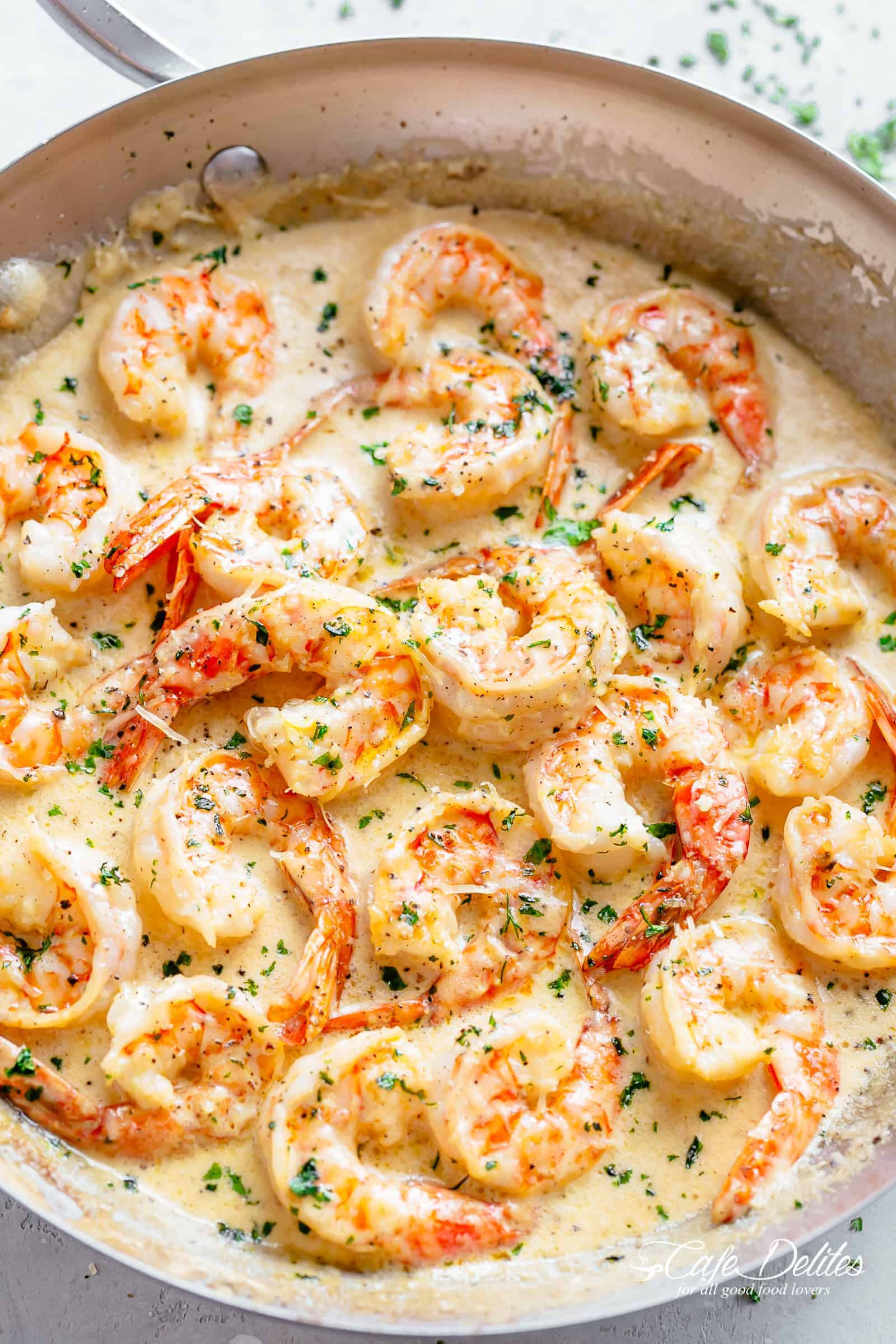 Sauces For Seafood
 Creamy Garlic Shrimp With Parmesan Low Carb Cafe Delites