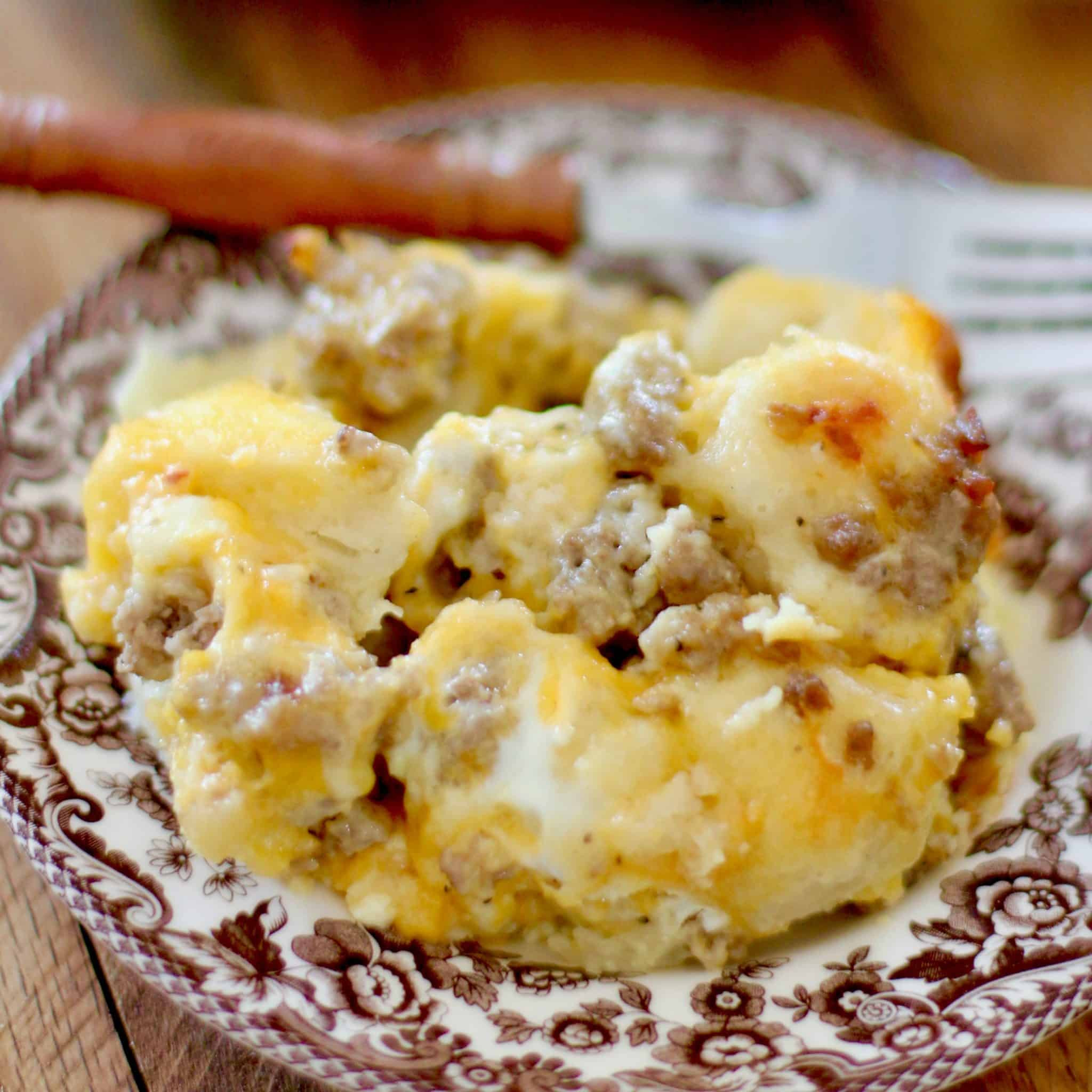 Sausage And Biscuit Casserole
 SAUSAGE EGG CHEESE BISCUIT CASSEROLE