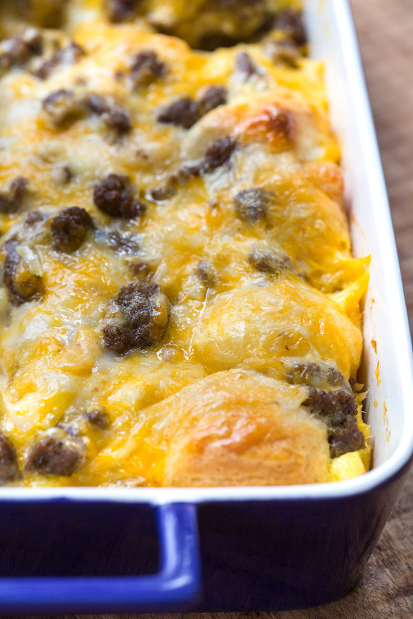 Sausage And Biscuit Casserole
 Sausage Egg and Cheese Biscuit Breakfast Casserole