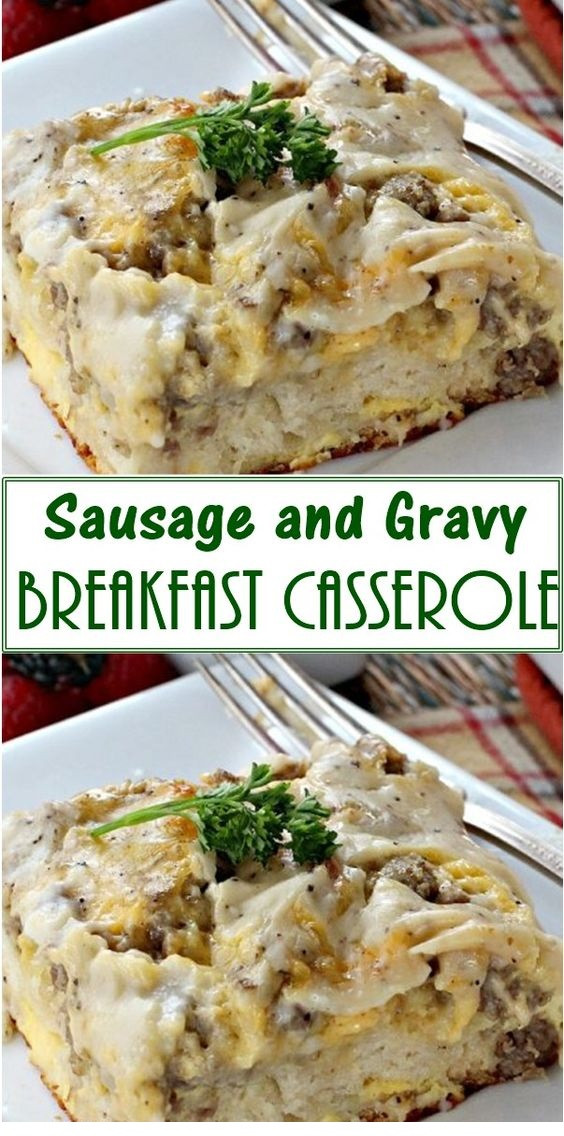 Sausage Gravy Breakfast Casserole
 Sausage And Gravy Breakfast Casserole The Juicing Recipes