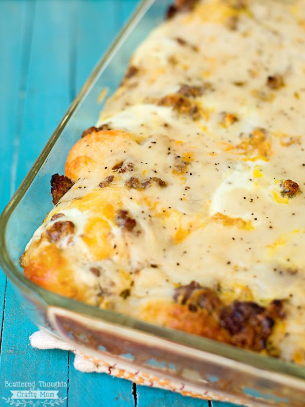 Sausage Gravy Breakfast Casserole
 20 Delicious Recipes for Christmas Morning A Pretty Life