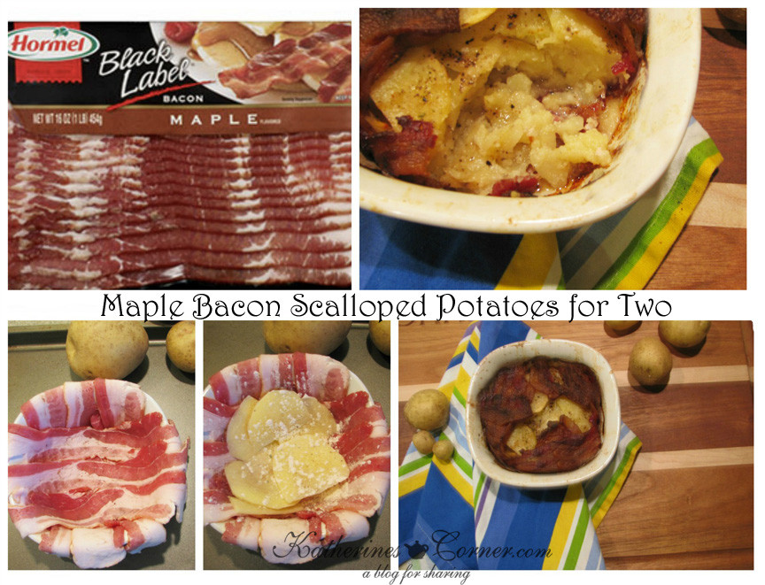 Scalloped Potatoes For Two
 Maple Bacon Scalloped Potatoes For Two Katherines Corner