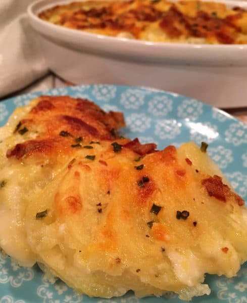 Scalloped Potatoes For Two
 Loaded Scalloped Potatoes For Two