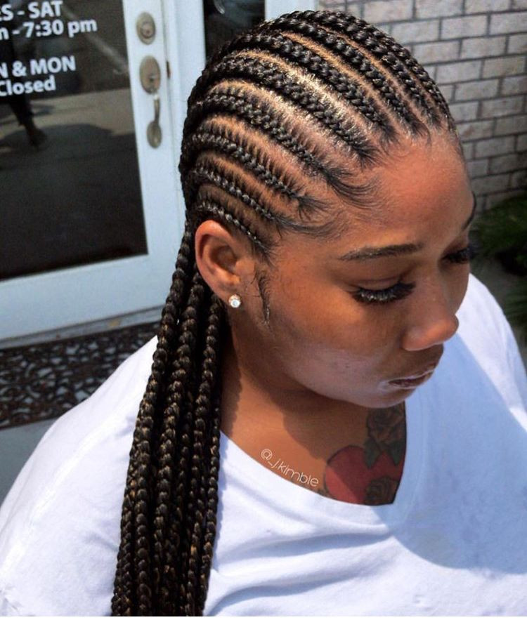 Scalp Braids Hairstyles
 imadeyoureadthis in 2019