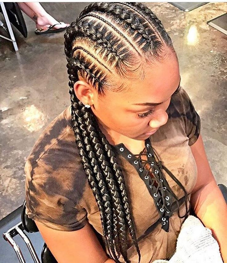 Scalp Braids Hairstyles
 31 best feed in braids images on Pinterest