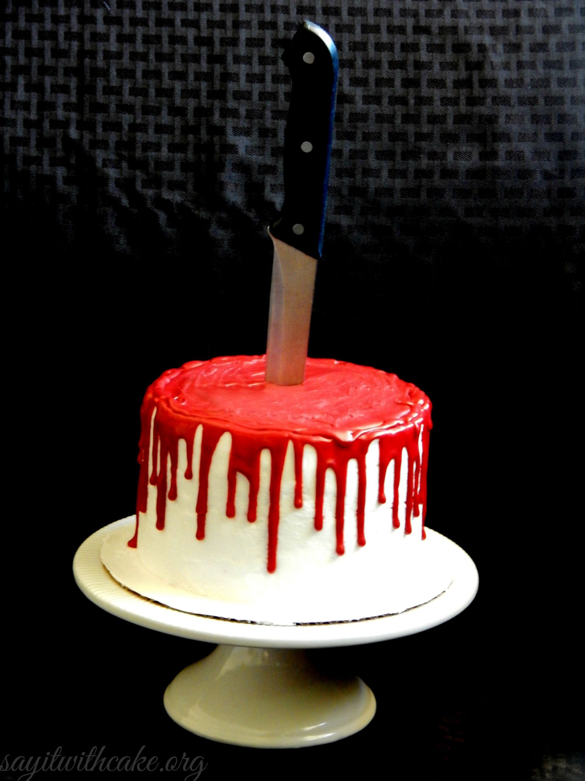 Scarey Halloween Cakes
 Bloody Halloween Cake – Say it With Cake