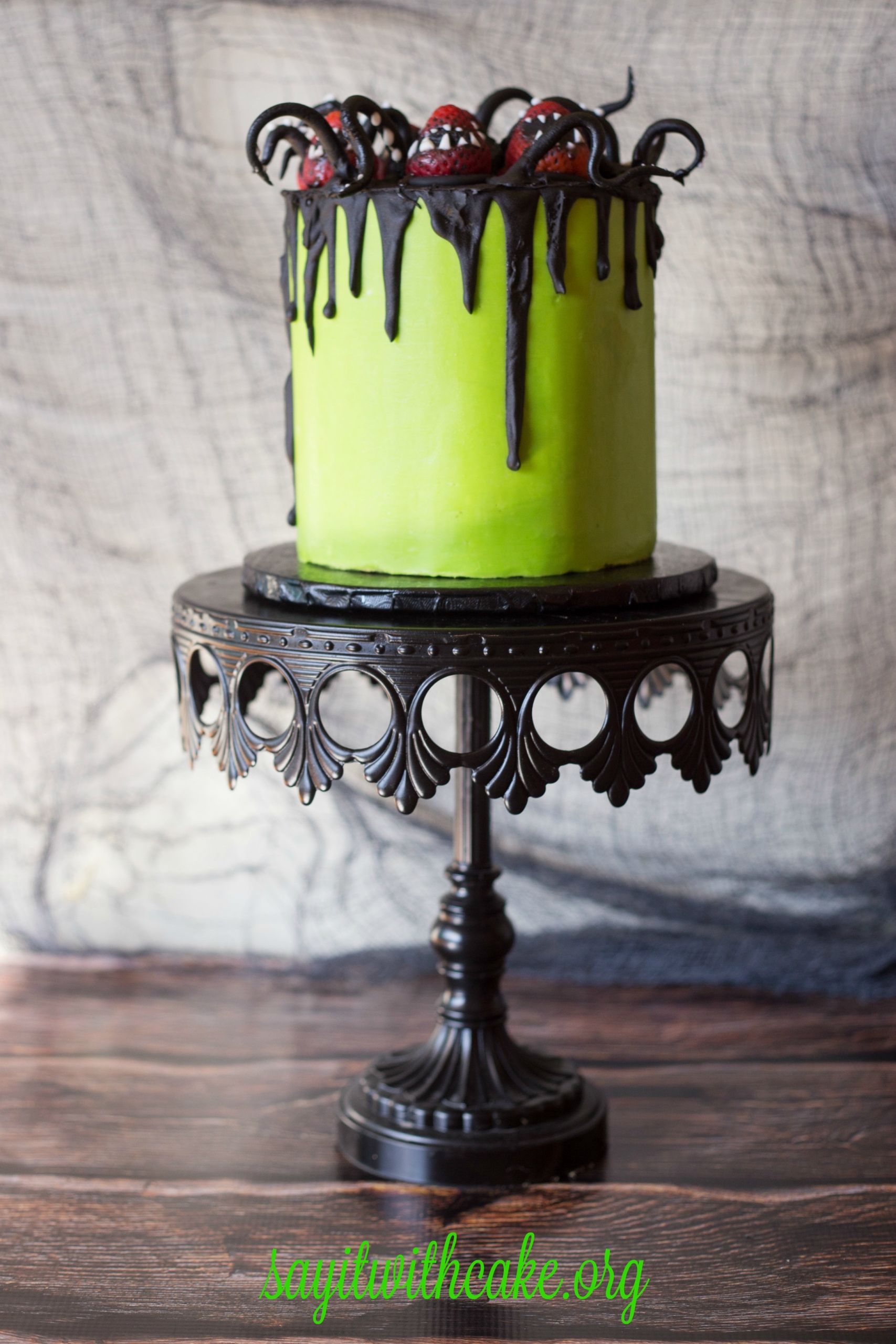 Scarey Halloween Cakes
 Creepy Halloween Cake – Say it With Cake