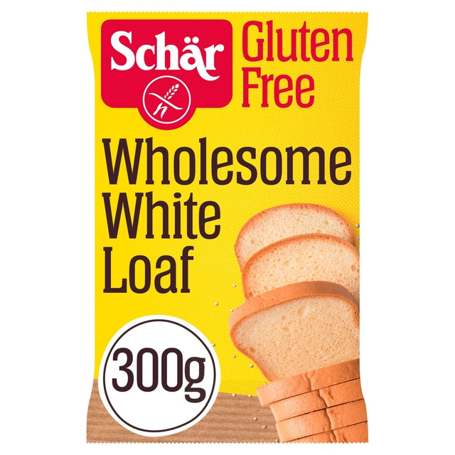 Schar Bread Gluten Free
 Morrisons Schar Gluten Free Wholesome White Loaf 300g