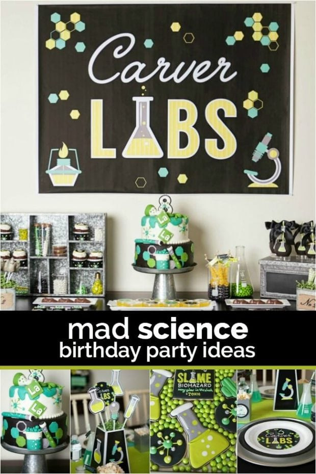 Science Birthday Party Ideas
 A Boy’s Laboratory Science Birthday Party Spaceships and