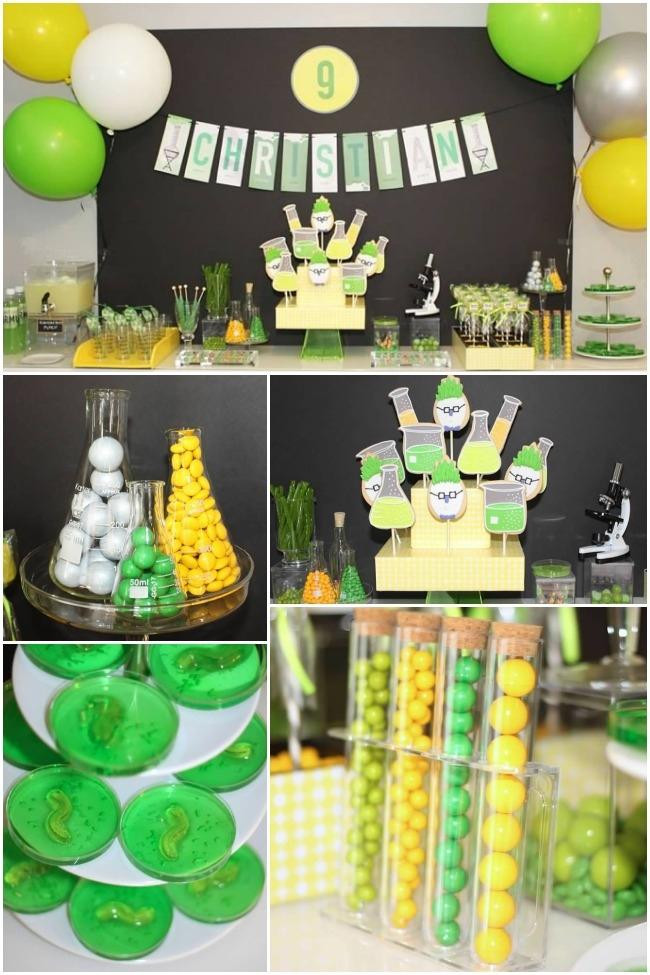 Science Birthday Party Ideas
 Mad Science Themed 9th Birthday Party Spaceships and