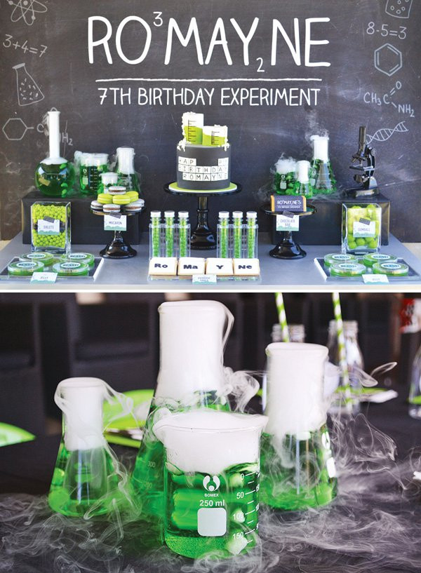 Science Birthday Party Ideas
 Cool Science Experiment Birthday Party Hostess with the