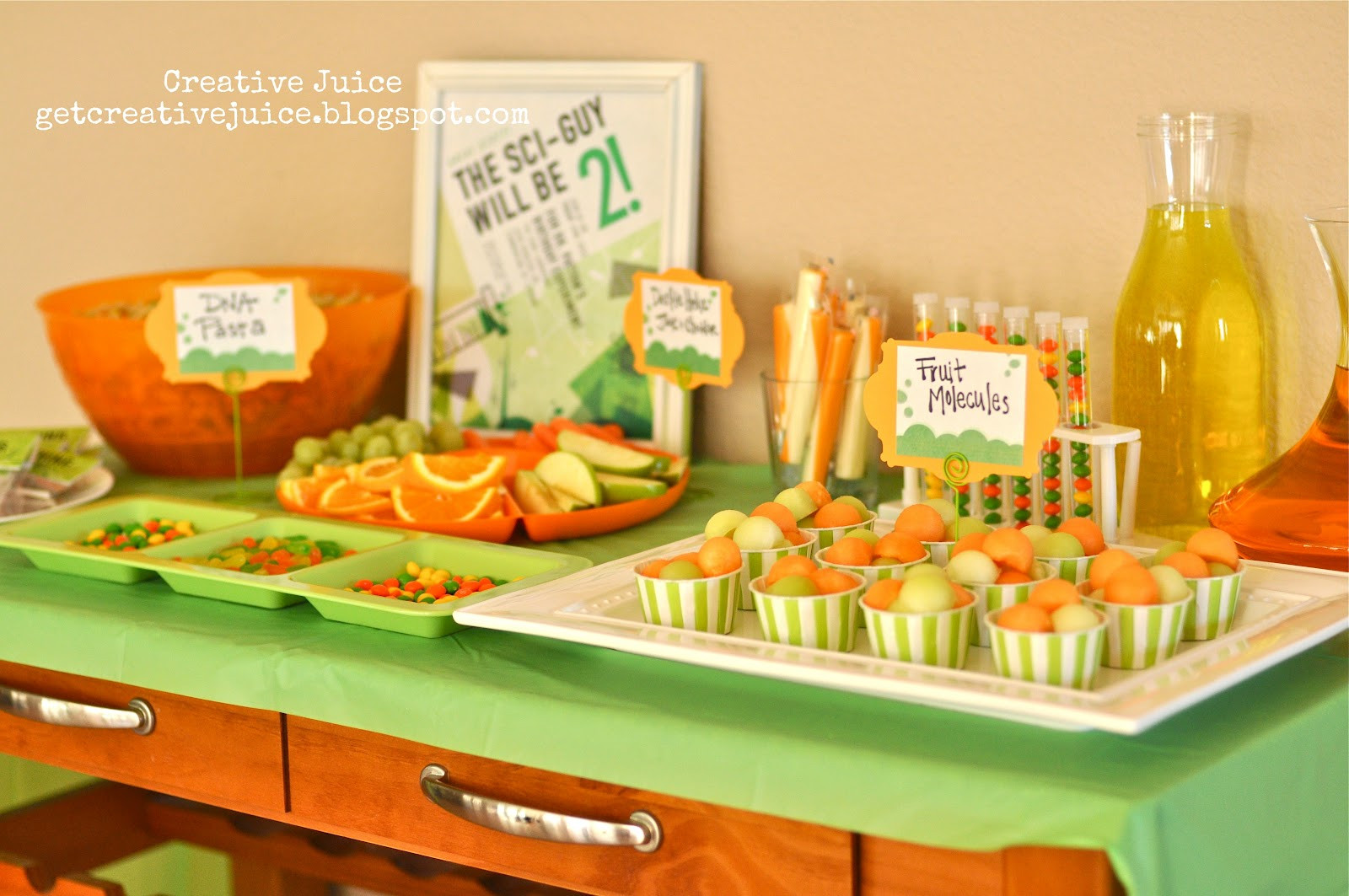 Science Party Food Ideas
 SCIENCE PARTY by Creative Juice
