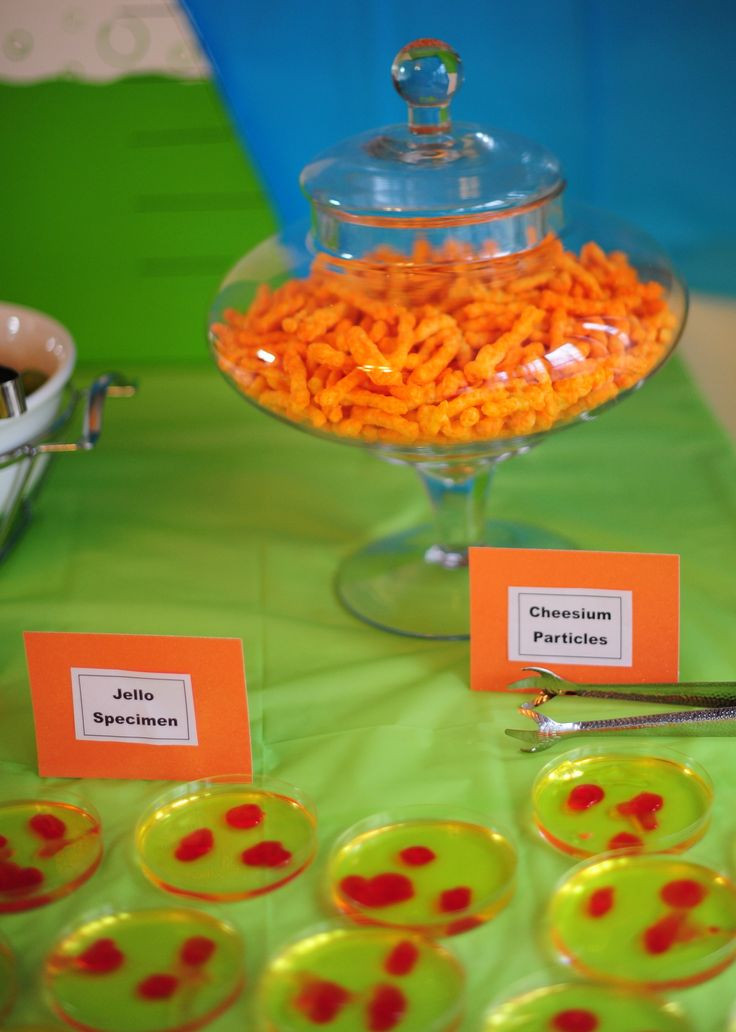 Science Party Food Ideas
 17 Best images about Kids ideas on Pinterest