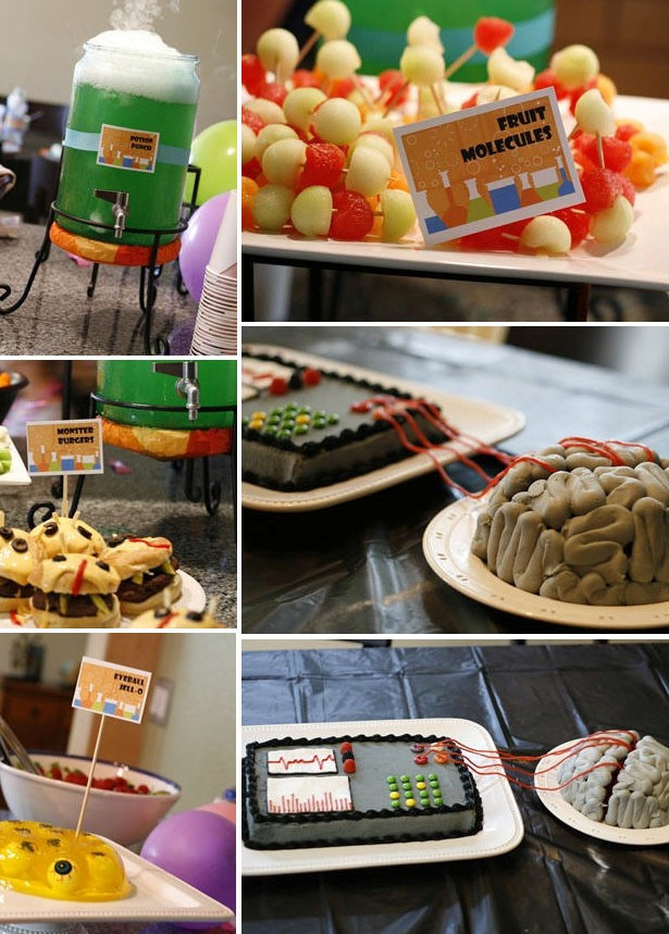 Science Party Food Ideas
 Vincenzo s mad scientist party • The Celebration Shoppe