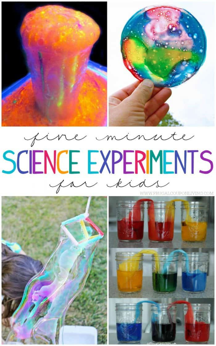 Scientific Crafts For Kids
 5 Minute Science Experiments for Kids