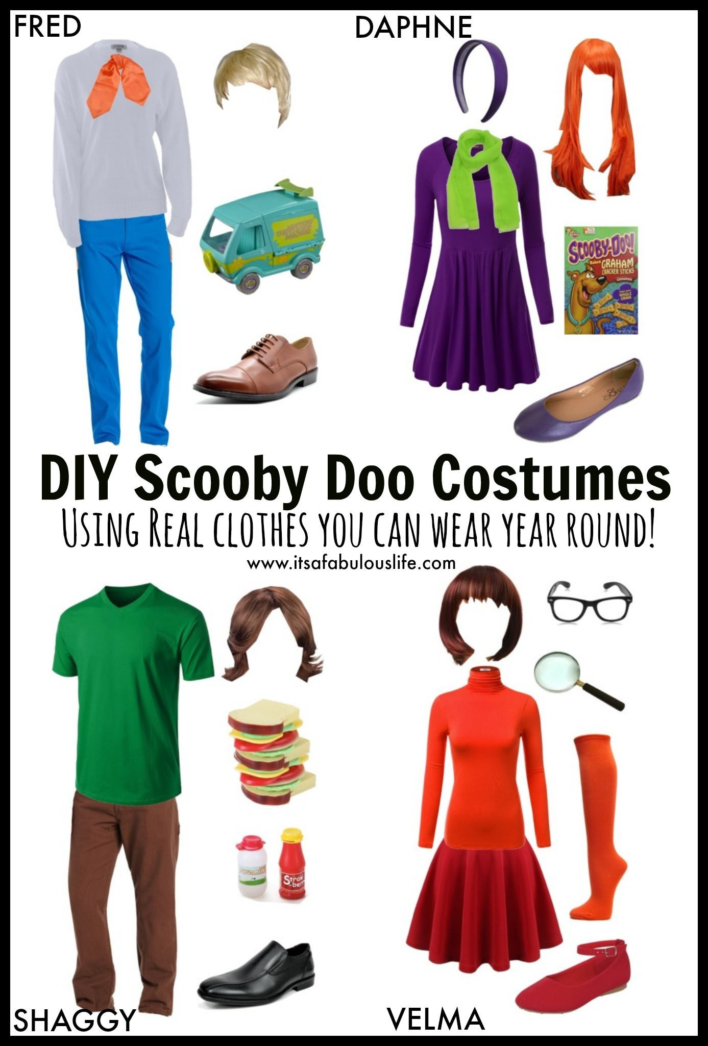 Scooby Doo Costume DIY
 Costumes Using Everyday Clothes