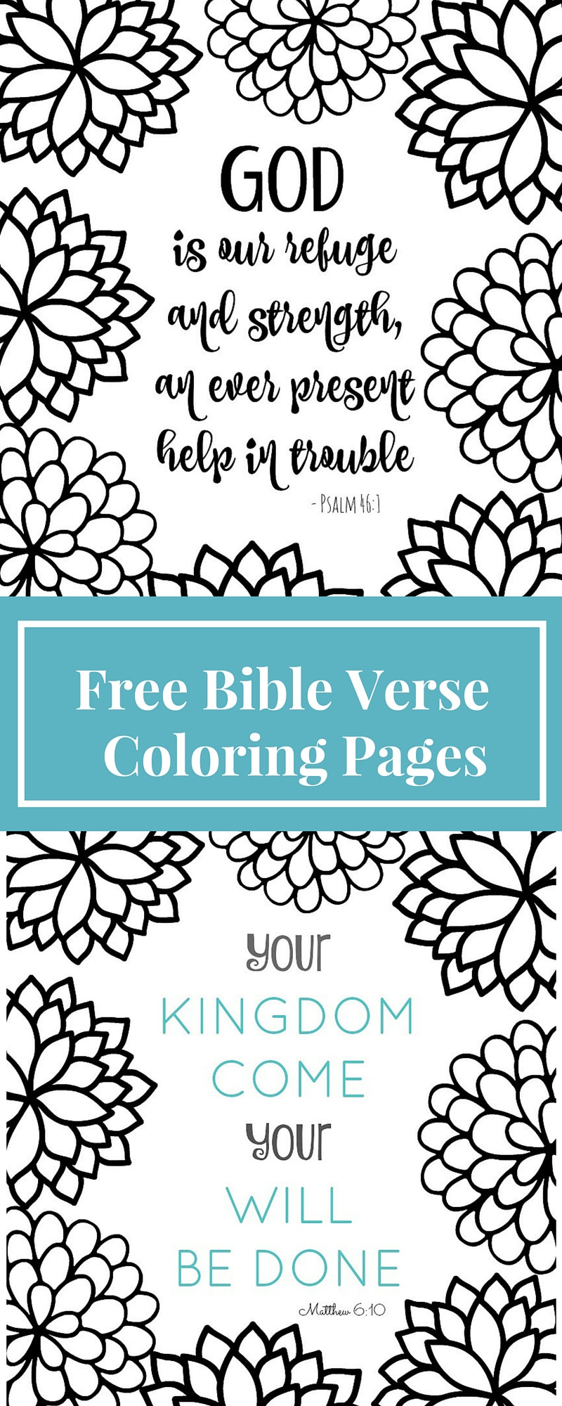 Scripture Coloring Pages For Kids
 Free Printable Bible Verse Coloring Pages with Bursting