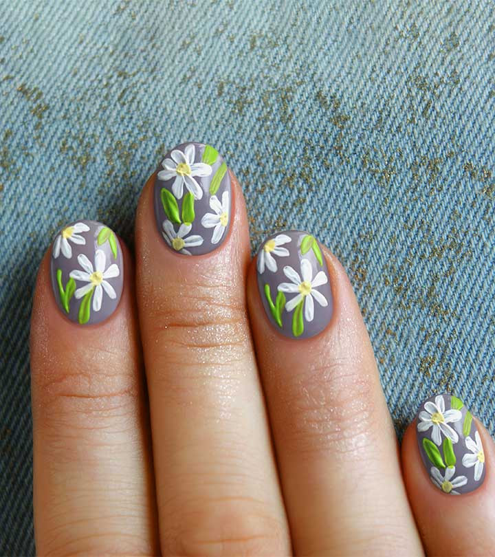 Sculpture Nail Designs
 Flower Nail Art Simple and Easy Tutorial To Do Yourself