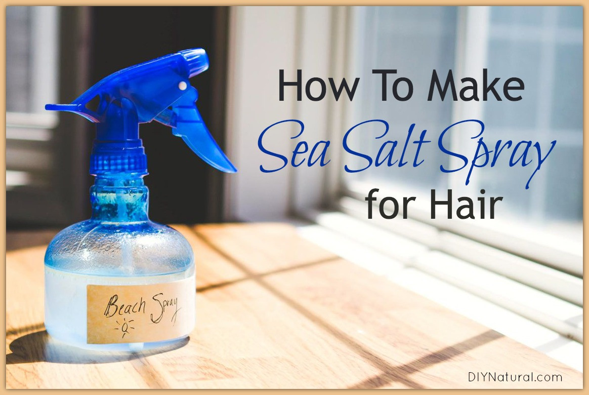 Sea Salt Spray For Hair DIY
 How To Make Sea Salt Spray DIY Sea Salt Spray for Beach