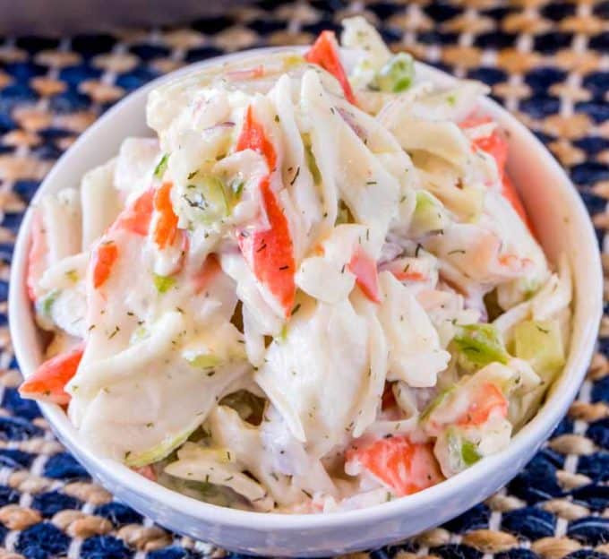 Seafood Pasta Salad Recipe Imitation Crab
 Crab Salad Seafood Salad Dinner then Dessert