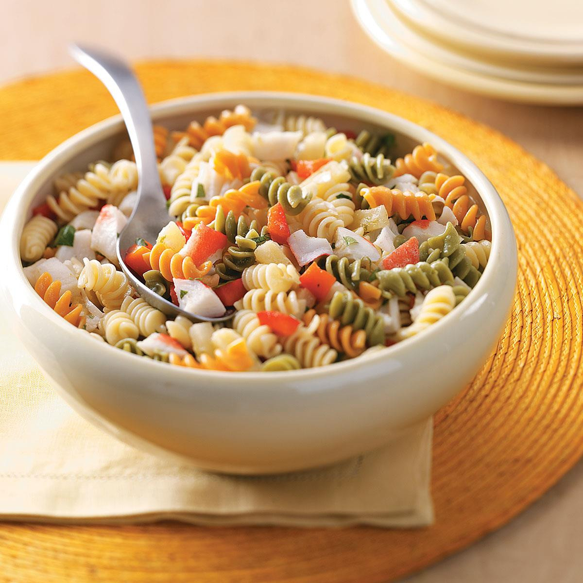 Seafood Pasta Salad Recipe Imitation Crab
 cold shrimp crab pasta salad